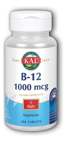Liberação Sustentada De B-12 1.000 Mcg 100 Comprimidos Da Ka