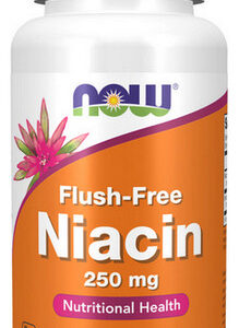 Niacina Sem Rubor 250 Mg 90 Cápsulas Da Now Foods