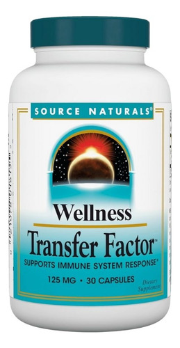 Wellness Transfer Factor 125 Mg 30 Caps By Source Naturals