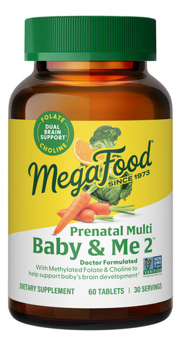 Baby And Me 2 Prenatal Multi 60 Comprimidos Da Megafood