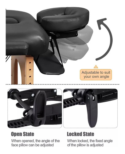 Suporte De Encosto De Cabeça De Massagem Fwefww Para Macas - Imagem 5