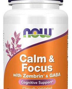 Calma E Concentre-se Com Zembrin 60 Vegcaps Da Now Foods