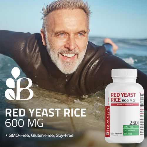 Suplemento De Arroz Fermentado Vermelho Bronson 600mg Monasc - Imagem 4