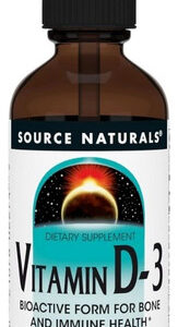 Vitamin D-3 Liquid 1 Fl Oz By Source Naturals