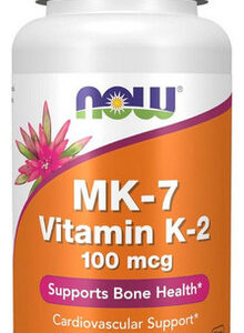 Vitamina K-7 100 Mcg 120 Cápsulas Vegetais Da Now Foods