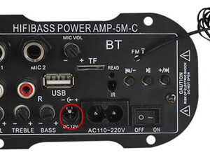Licencia Amplificadora Digital 220v 12v Para Microfone
