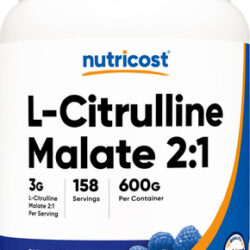 Suplemento Nutricost L-citrulina Malato 2:1 600g De Framboes