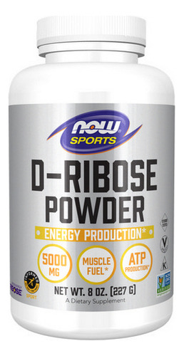 D-ribose Em Pó 8 Onças Da Now Foods