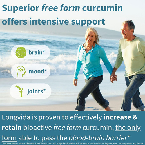 Longvida Lipidated Curcumin 500mg, Ultra Biodisponível - Imagem 3