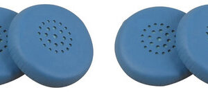 2 Pares De Almofadas De Ouvido De Espuma, Almofada De Couro