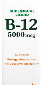 Líquido Sublingual E's B-12 5000 Mcg, Sabor Natural De Fruta