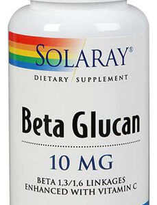 Beta Glucano Com Vitamina C 10 Mg 60 Cápsulas Da Solaray