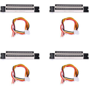 4x Indicador De Nível De Música Dual 12 Led Spectrum Vu Mete