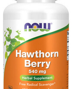Hawthorn Berry 540 Mg 100 Cápsulas Da Now Foods