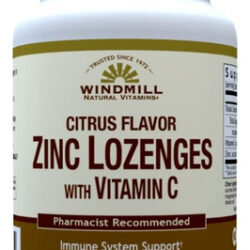 Zinco Cítrico Com Vitamina C 60 Unidades Da Windmill Health