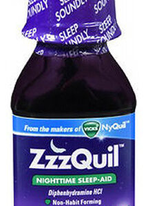 Zzzquil Nighttime Sleep-aid Liquid Warming Berry 6 Onças Da