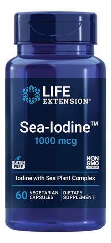 Life Extension Sea-iodo , Algas E Iodo Derivado Da Bexiga,