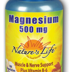 Magnesium 500 Mg 180 Caps By Nature's Life