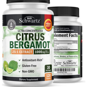 Extrato De Bergamota Cítrica 1000 Mg - Ultra Concentrado 25: