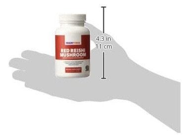 Cápsulas De Cogumelo Reishi Vermelho Orgânico Brain Forza, S - Imagem 10