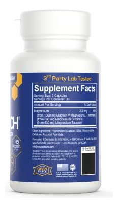 Suplemento De Magnésio Natural Stacks Magtech - Magtein L-t - Imagem 2