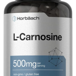 Suplemento Horbaach L-carnosina 500mg 120 Cápsulas