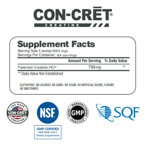 Suplemento De Treino Promera Sports Con-cret Creatine Hcl - Imagem 6
