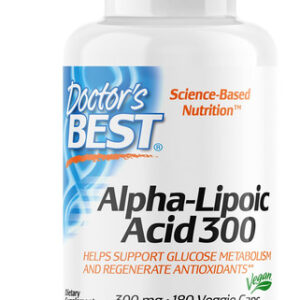 Suplemento De Ácido Alfa-lipóico Doctor's Best 300 Mg 180 Co