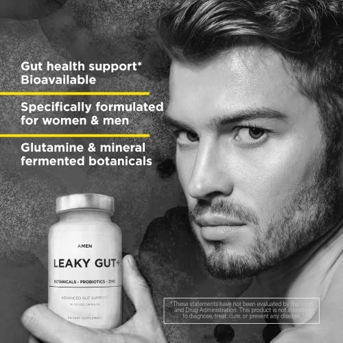 Amen Leaky Gut Supplements - Fórmula Avançada Com L Glutamin - Imagem 4