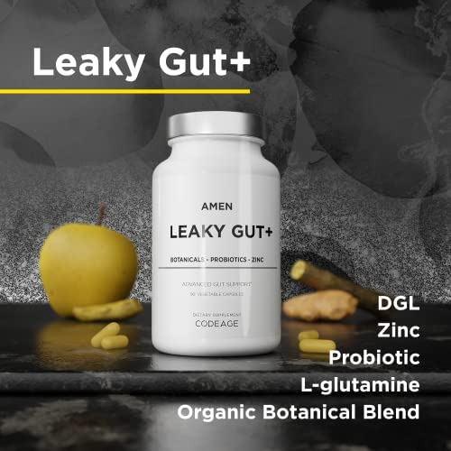 Amen Leaky Gut Supplements - Fórmula Avançada Com L Glutamin - Imagem 3