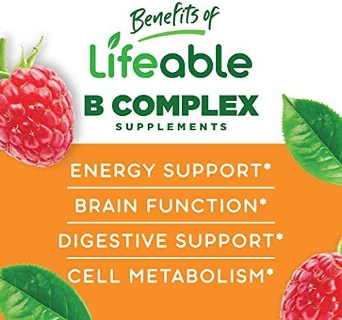 Vitamina B-complex Lifeable/ 90 Gomitas - Imagem 3