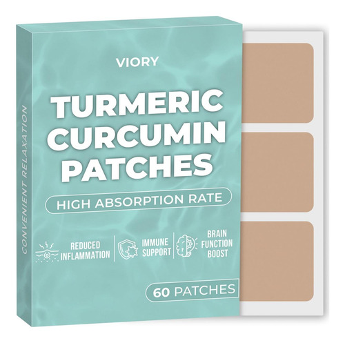 Patches De Curcumina De Cúrcuma (pacote De % Adesivo Natural