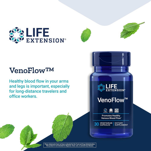 Life Extension Venoflow - Suplemento De Casca De Pinheiro Ma - Imagem 4