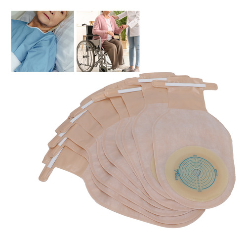 Bolsa De Ileostomia 10 Peças De Uma Peça Descartável Para Os - Imagem 7