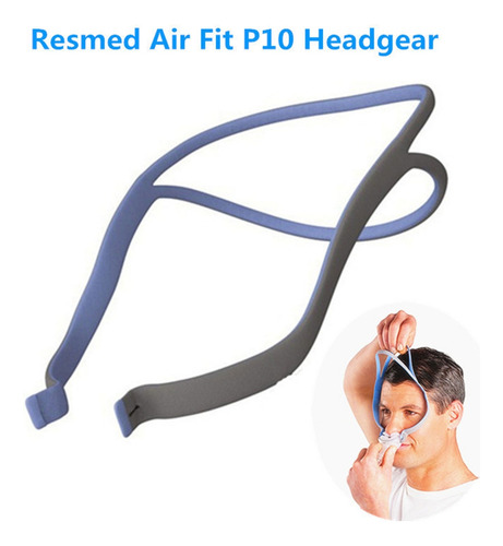 (2 #mold) Alças Para Almofada Nasal Resmed Airfit P10, Faixa - Imagem 2