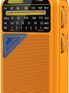 Radio Meteorológica Noaa Radio Portátil De Onda Corta Am Fm