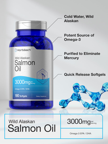 Suplemento Wild Alaskan Óleo De Peixe Salmão 180 Cápsulas - Imagem 4