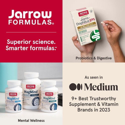 Suplemento Jarrow Formulas Metil B-12 5000mcg 60 Comprimidos - Imagem 8