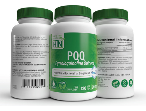 Suplemento Health Thru Nutrition Pqq 20 Mg De Pirroloquinoli - Imagem 4