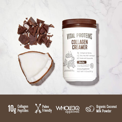 Creme De Café Vital Proteins, Colágeno, À Base De Leite De C - Imagem 4