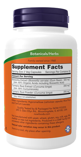 Agora Suplementos De Alimentos, Extrato De Boswellia 250 Mg, - Imagem 2