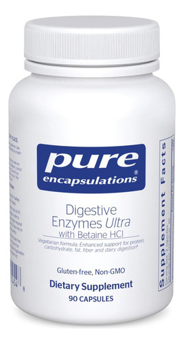 Pure Encapsulations Digestive Enzymes Ultra Com Betaine Hcl