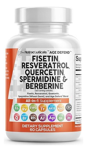 Nutracêuticos Limpos Fisetina 2500mg Quercetina 1000mg Resve - Imagem 8