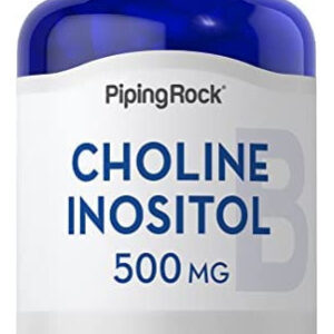 Piping Rock Colina Inositol 500mg | 200 Cápsulas | Suplement