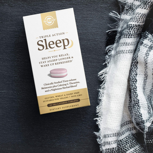 Suplemento Para Dormir Solgar Triple Action Sleep 60 Comprim - Imagem 6