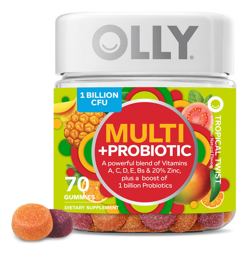 Suplemento Olly Multi + Probiotic Adult Gummy 70 Gummies