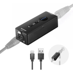 Neewer Phantom Power Recarregável 48v/12v Para Microfone