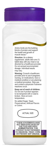 21st Century Daily Amino Acid Tablets, 120 Unidades - Imagem 8