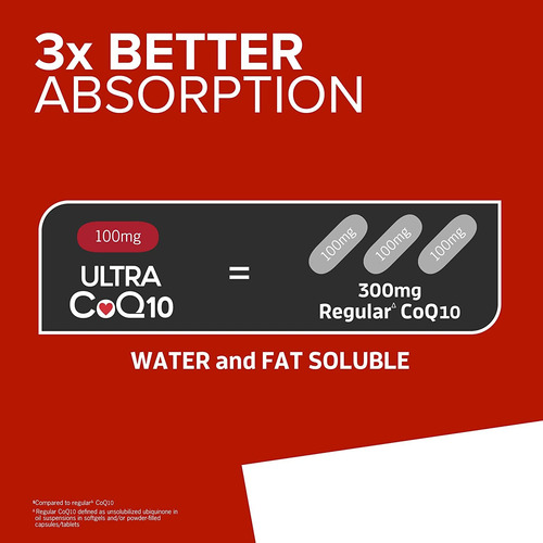 Suplemento Qunol Coq10 100mg Ultra Softgels 120 Unidades - Imagem 2