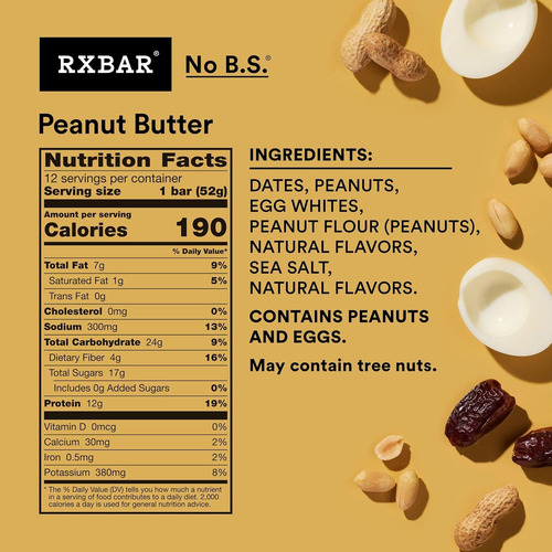 Barras De Proteína Rxbar, 12 G De Proteína, Lanches Sem Glút - Imagem 7